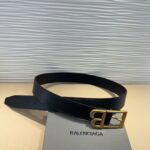⁦BALENCIAGA BELT 3.4 CM⁩ – תמונה ⁦4⁩