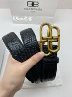 ⁦BALENCIAGA BELT 3.5 CM⁩ – תמונה ⁦3⁩
