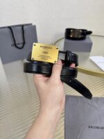 ⁦BALENCIAGA BELT 2.5 CM⁩ – תמונה ⁦3⁩