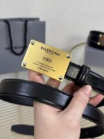⁦BALENCIAGA BELT 2.5 CM⁩ – תמונה ⁦4⁩