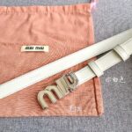 ⁦MIUMIU BELT⁩ – תמונה ⁦4⁩
