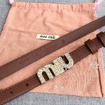⁦MIUMIU BELT⁩ – תמונה ⁦3⁩