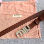 ⁦MIUMIU BELT⁩ – תמונה ⁦4⁩