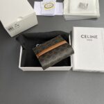 ⁦CELINE CARD HOLDER 10×8×3cm⁩ – תמונה ⁦4⁩