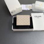 ⁦CELINE CARD HOLDER 10×8×3cm⁩ – תמונה ⁦2⁩