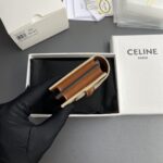 ⁦CELINE CARD HOLDER 10×8×3cm⁩ – תמונה ⁦4⁩